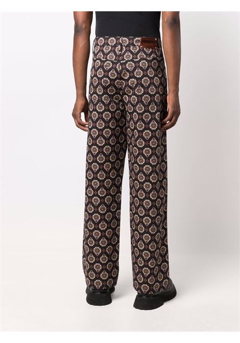 pantalone 5 tasche con stampa DRIES VAN NOTEN | Pantalone | PINE3062900